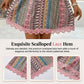 Vestido mini estampado bohemio con escote en V para mujer