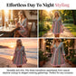 Vestido mini estampado bohemio con escote en V para mujer