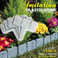 🌿 LIMITED-TIME 50% OFF! ✨ Imitation Stone Garden Fence – Realistic Look, Expandable