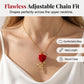 🌹 ¡50% DE DESCUENTO AHORA! 💎 Elegante collar colgante de rosa roja – Diseño delicado, hipoalergénico y perfecto para la elegancia diaria o regalos ✨