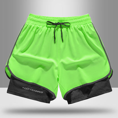 Pantalones cortos deportivos de secado rápido para hombre