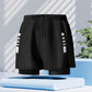 Pantalones cortos deportivos de secado rápido para hombre