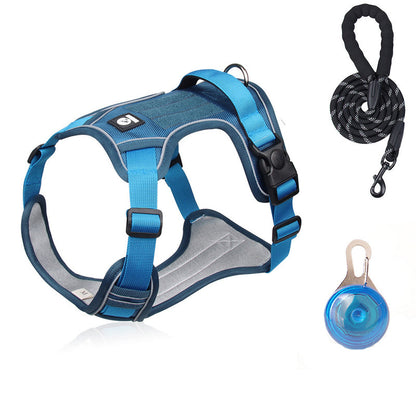 🐶  No Pull Dog Harness with Leash & LED Collar – Secure & Comfortable ✨