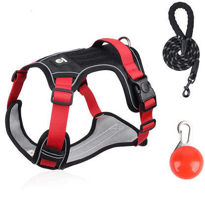 🐶 ¡OFERTA ESPECIAL 50% DE DESCUENTO POR TIEMPO LIMITADO! ⏰ Arnés Anti-Tirón para Perros con Correa y Collar LED – Control Efectivo, Visibilidad Nocturna, Ajuste Cómodo y Uso Versátil ✨