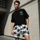 📢📢¡40% DE DESCUENTO! ⏰Set de camiseta y pantalones cortos de dos piezas con estampado masculino