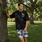 📢📢¡40% DE DESCUENTO! ⏰Set de camiseta y pantalones cortos de dos piezas con estampado masculino