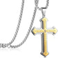 Collar Cruz del Padrenuestro para Hombre