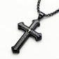 Collar Cruz del Padrenuestro para Hombre