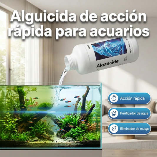 🐠 ⏰ ¡ÚLTIMO DÍA 50% OFF! Eliminador de Algas para Acuario – Acción Rápida, Seguro para Peces y Plantas ✨