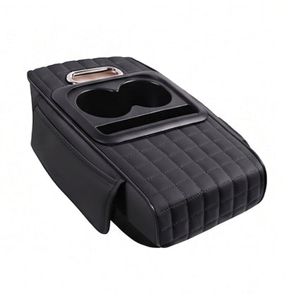 Caja de almacenamiento y reposabrazos multifuncional para consolas de coche