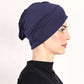 🧕 ✨ ¡OFERTA 50% OFF! Gorra de Turbante Elástica para Mujer – Multiusos, Antideslizante, Talla Única ✨