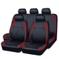 🎉 2026 Sale — 🔥Over 50,000 Sold 🚗 9-Piece Quilted Faux Leather Seat Covers – Car Interior Accessory ⏰