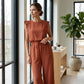 🎉 2026 Sale — Over 35,000 Sold! 👗 Women's Sleeveless Top & Wide-Leg Pants Set 🌴