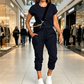 👚 ¡50% de descuento AHORA! ✨ Chándal de mujer – Suave y transpirable – Cordón y bolsillos – Set 🏃 ♀️ informal de dos piezas
