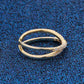 📢📢¡50% DE DESCUENTO! ⏰Anillo Ajustable de Doble Capa en Cruz