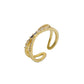 📢📢¡50% DE DESCUENTO! ⏰Anillo Ajustable de Doble Capa en Cruz