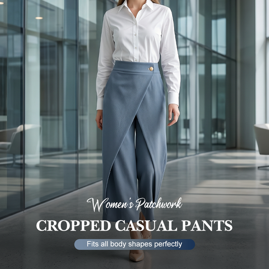 ⏳¡50% de descuento por tiempo limitado⏰ Pantalones Casuales Cortos de Patchwork para Mujer👖