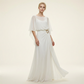 Flowing Cape Sleeve Top & Wrap Pants Set