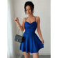 Vestido Mini Línea A con Fruncido para Mujer