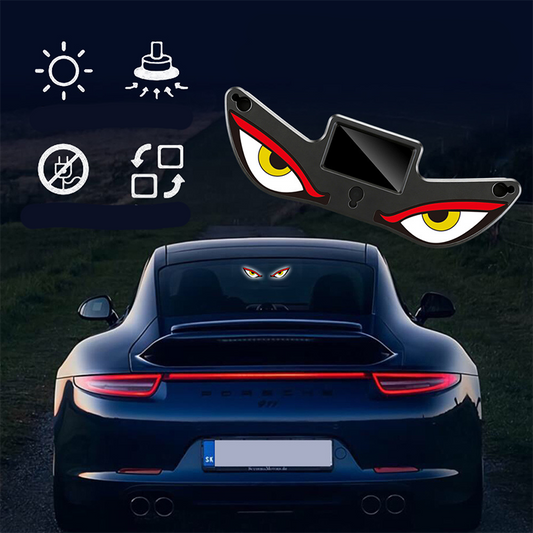 ⏳Limited-time 50% off⏰ Solar Powered Devil's Eye LED Car Warning Light🚗👀💡