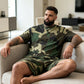 👕¡50% DESCUENTO!🩳Conjunto de Camiseta y Shorts de Camuflaje para Hombre – Coordinado, Relajado y Transpirable 🌿