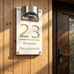 Luz LED Solar para Número de Casa
