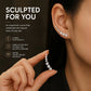 ⚡Elige 2 por $14.99⚡ Pendientes trepadores (ear climbers) de flor estrellada con strass