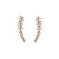 ⚡Elige 2 por $14.99⚡ Pendientes trepadores (ear climbers) de flor estrellada con strass
