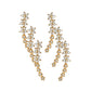 ⚡Elige 2 por $14.99⚡ Pendientes trepadores (ear climbers) de flor estrellada con strass