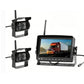 Kit de cámara de marcha atrás de 7 pulgadas con monitor – Inalámbrico para camiones, autobuses y tractores 🚛 Visión trasera nítida