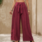 👖 LIMITED-TIME 50% OFF! ✨ Women's High-Waist Wide-Leg Pants – Tie-Front, Flowy, Crinkle 🌬️