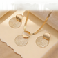 💫 ¡TIEMPO LIMITADO 50% DE DESCUENTO! ✨ Set de joyería geométrica moderna – Bañado en oro, ligero, elegante 🔶