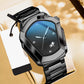 ⌚ ¡TIEMPO LIMITADO 50% DE DESCUENTO! ✨ Reloj masculino con forma de rombo – acero inoxidable, caráter azul, elegante 🌀