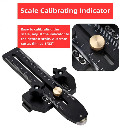 🎉 2026 Sale — Over 25300 Sold! ⏰Thin Rip Table Saw Jig｜6061 Aluminum Precision Woodworking Cutting Guide ✨