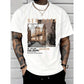 🏙️ ¡50% DE DESCUENTO POR TIEMPO LIMITADO! ✨ Camiseta Gráfica Urbana – Nueva York, Suave, Corte Relajado ✨