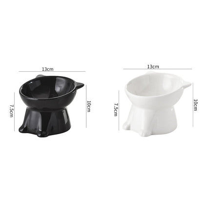 ⏰ÚLTIMO DÍA - ¡COMPRA 1 Y LLÉVATE 1 GRATIS!!💝Cuenco Cerámico Elevado Ergonómico para Gatos