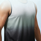 💪 ¡50% DE DESCUENTO POR TIEMPO LIMITADO! ✨ Camiseta sin Mangas Degradada para Hombre – Secado Rápido, Corte 3D, Transpirable 🏃‍♂️