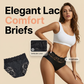 🎉 LIMITED TIME 50% OFF! 🩲 Lace Comfort Briefs – Invisible Elegance Underneath ✨