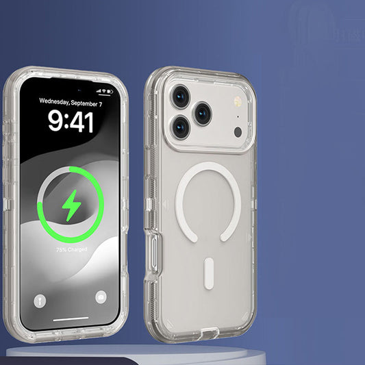 🔥While Supplies Last 40% OFF!🎉 Shockproof Clear Magnetic Phone Case for 13-17 Series