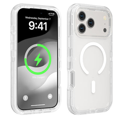 🔥While Supplies Last 40% OFF!🎉 Shockproof Clear Magnetic Phone Case for 13-17 Series