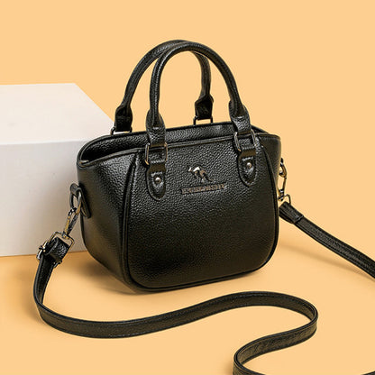 👜 LIMITED-TIME 50% OFF! ✨ Retro Boston Handbag – Pebbled Texture, Crossbody, Compact & Spacious 🎀