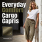 👖 50% OFF NOW! 🌿 Women's Relaxed Casual Cargo Capris – Spacious Utility Pockets, Breathable Fabric & Relaxed Fit – Everyday Comfort, Warm Weather Ready ✨