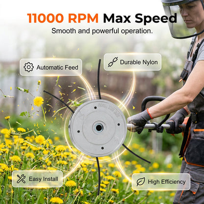 🥳SUMMER HOT SALE🥳💞50K+ SOLD!💥50% OFF! 🔪Automatic Nylon Cord Trimmer Head