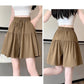 👗 50% OFF NOW! 🌸 High Waist Wide-Leg Skorts with Ruffled Edges – Adjustable Fit & Flattering A-Line 🎀