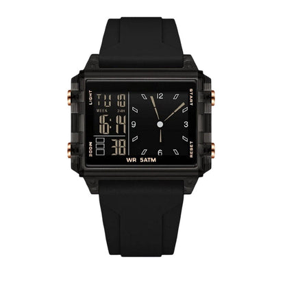 ⌚ LIMITED-TIME 50% OFF! 💥 Waterproof Transparent Digital Watch – 50M Rating, Luminous Display, Hybrid Time ✨