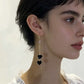 📢📢50% OFF !! ⏰Women’s Elegant Double Heart Tassel Earrings