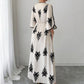 👗 LIMITED-TIME 50% OFF! 💥 Women's Elegant V-Neck Print Maxi Dress – Flutter Sleeves, Ethnic Print, Side Slits ✨