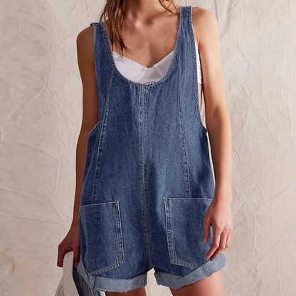 Women's Summer Loose Denim Overall Shorts 🌸 Throw On & Go – A One-Piece Wonder for Sunny Days ✨