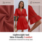 📢📢50% OFF !! ⏰Chic V-Neck Dress with Lace Cutout Details