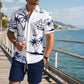 🏝️ LIMITED-TIME 50% OFF! ✨ Men's Printed Shirt & Shorts 2-Piece Set